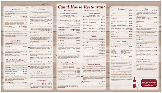 Canal House Restaurant & Lounge